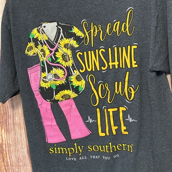 Simply Southern Tee Sz Medium & Ana A New Approach Pullover Top Size Large - Picture 7 of 11